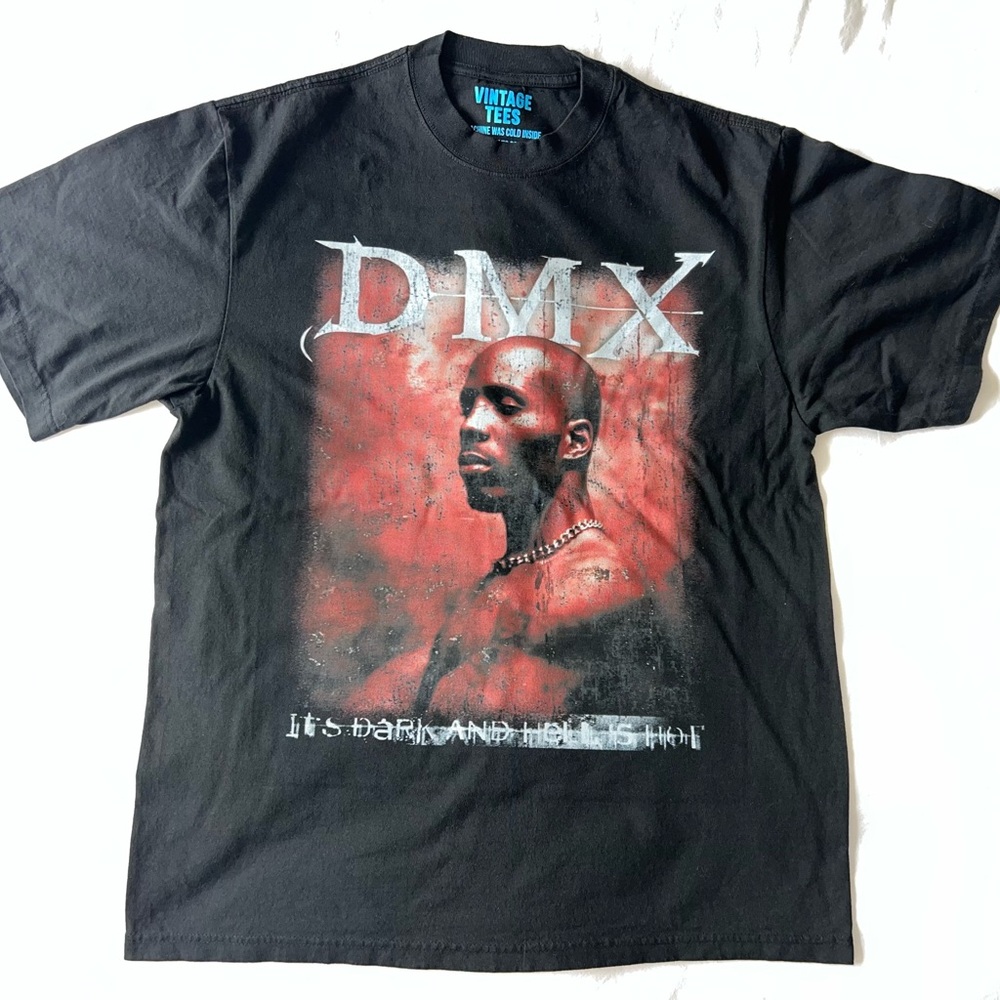 Vintage Black and Red DMX Graphic Tee